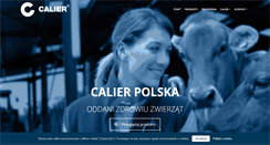 Desktop Screenshot of calier.com.pl